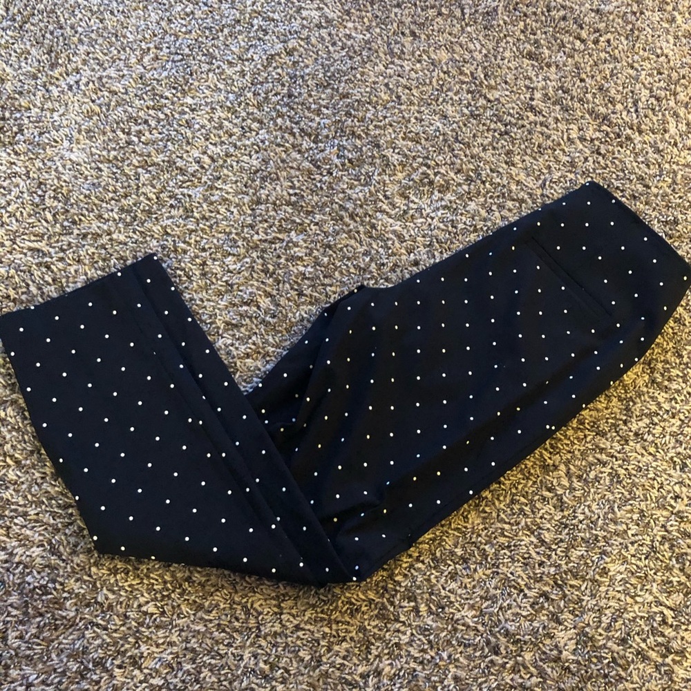 Polka Dot Ankle Pants